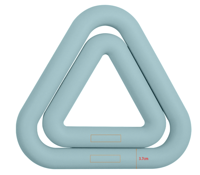 Pilates Yoga Exercises - Triangle Iron Ring Yoga Weight-Bearing Aids