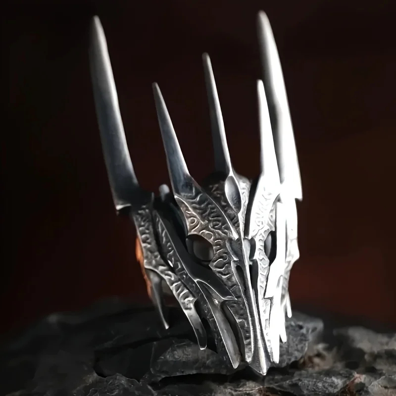 Pilates Ring Magic - Domineering Punk Style Stegosaurus Rings for