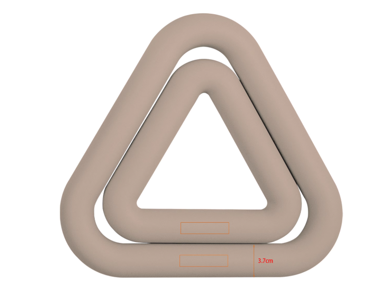Triangle Iron Ring Yoga Weight - Pilates Yoga Exercises recension och pris