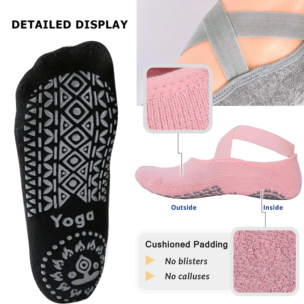 1Pair Yoga Socks for Women Non - Pilate Yoga Workout recension och pris