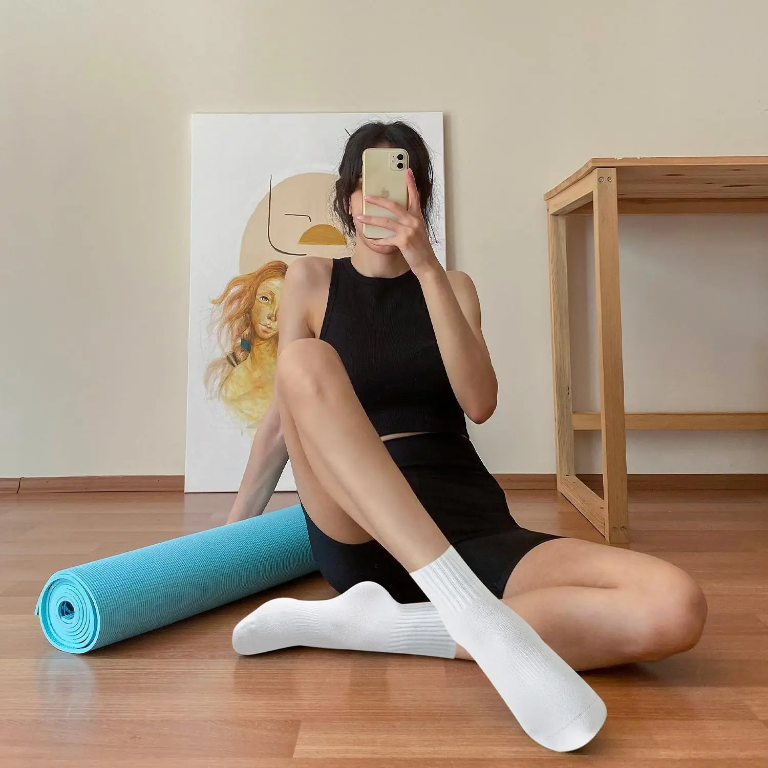 4 pairs of women's yoga socks, - Pilates & Yoga Unleashed International Academy recension och pris