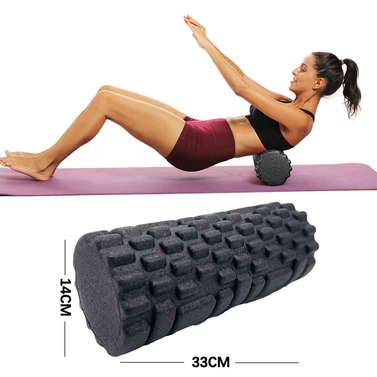 30/33cm Fitness Foam Roller Yo - Pilates Yoga Exercises recension och pris