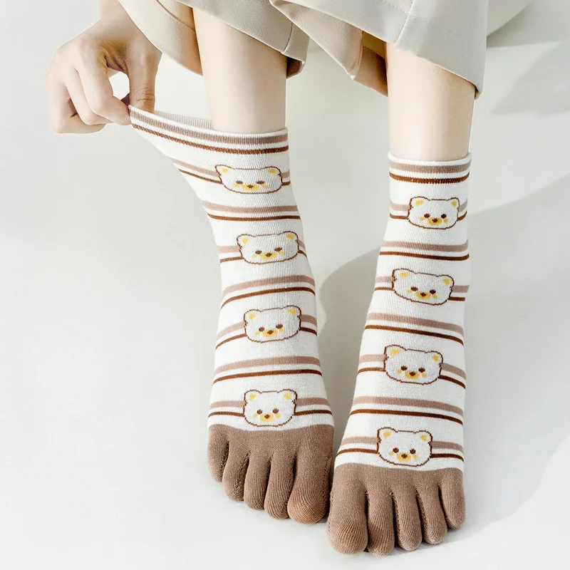 5 Pairs Five Finger Socks Wome - Pilates Yoga Hose recension och pris