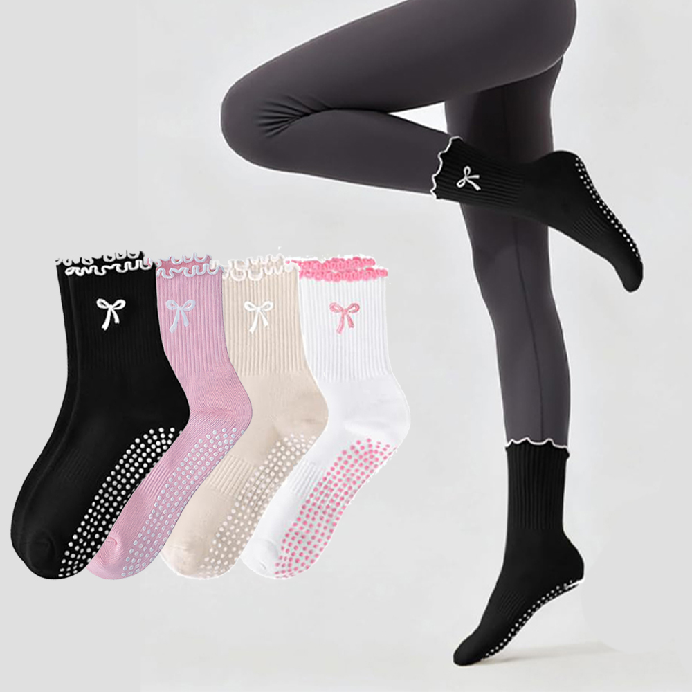 3 Pairs Non-Slip Grip Pilates  - Pilates Yoga Hose recension och pris