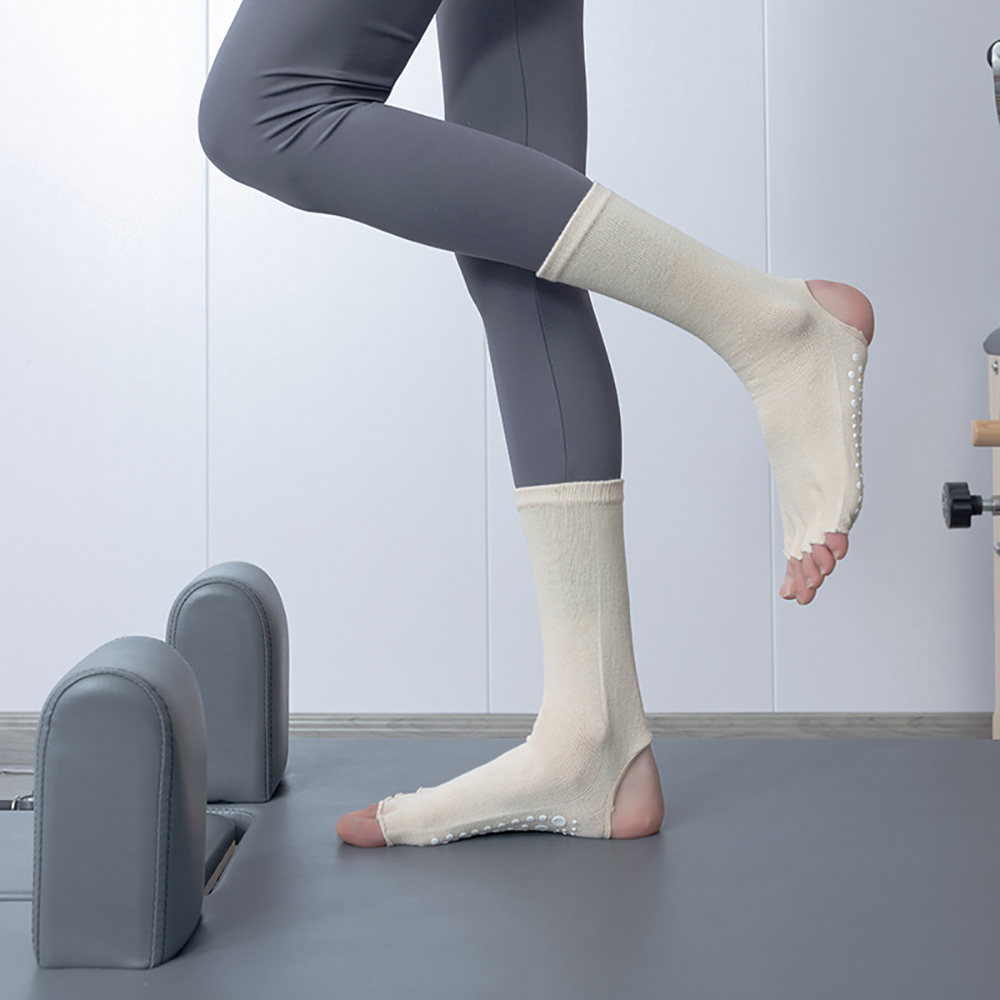 Silicone Non-Slip Toeless Pila - Pilates Yoga Hose recension och pris