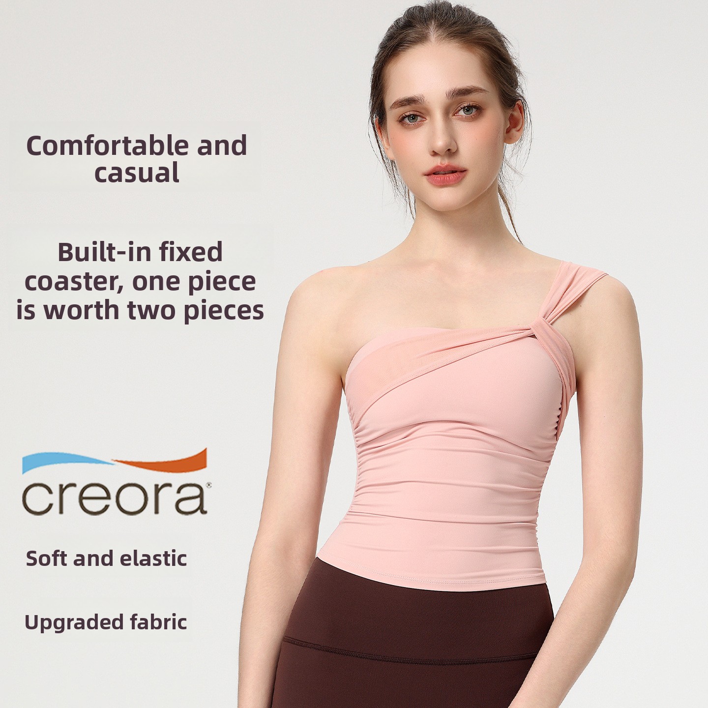 Women's Sexy Sloping Shoulder  - Pilates Yoga Hose recension och pris