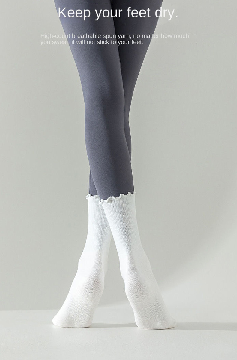 Yoga Socks, Boneless Mid Tube  - Pilates Yoga Hose recension och pris