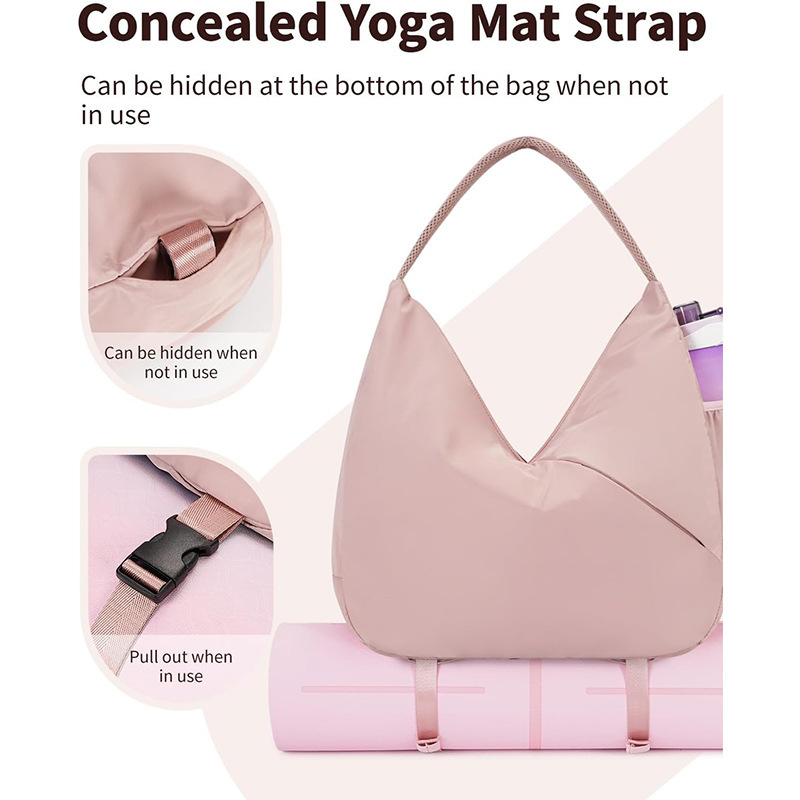 Gym Tote Bag for Women Custom  - Yoga Mat Bag Carrier recension och pris