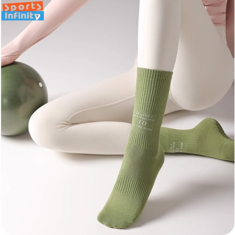 Mid Tube Yoga Socks Anti Slip  - Pilates Yoga Hose recension och pris