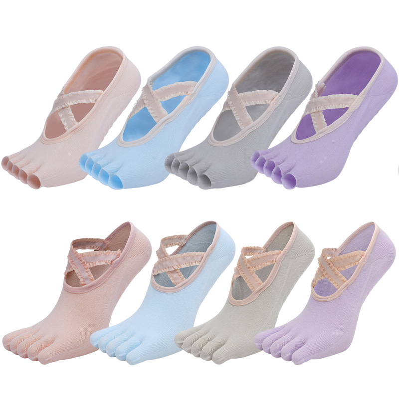 Five Finger Yoga Socks Lace Cr - Pilate Yoga Workout recension och pris
