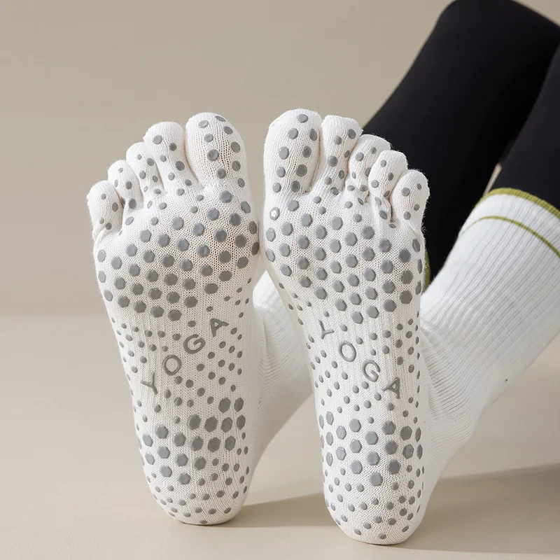 1 Pairs New Five Toe Silicone  - Pilates Yoga Hose recension och pris