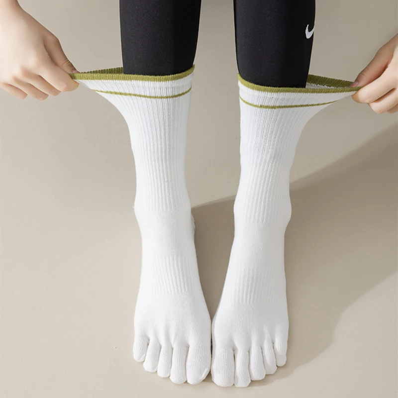 1 Pairs New Five Toe Silicone  - Pilates Yoga Hose recension och pris